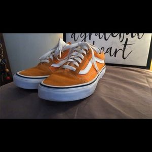 Size 7 Orange Vans (no haggle prices)